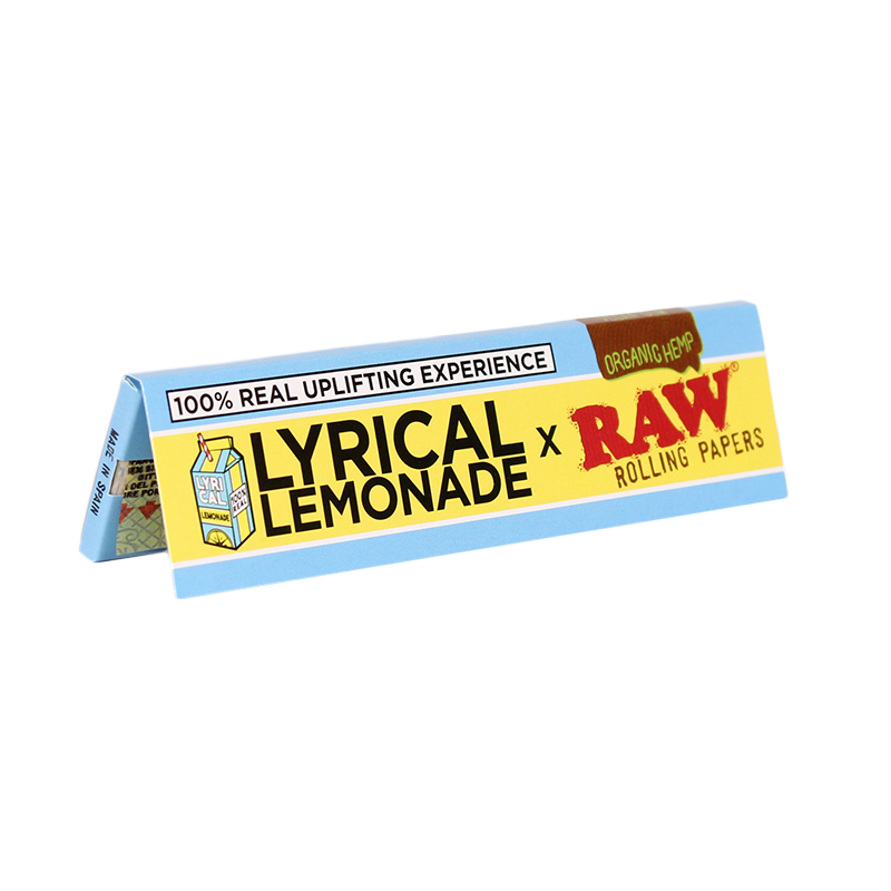 RAW Lyrical Lemonade Rolling Papers King Size Wide (Lemon)