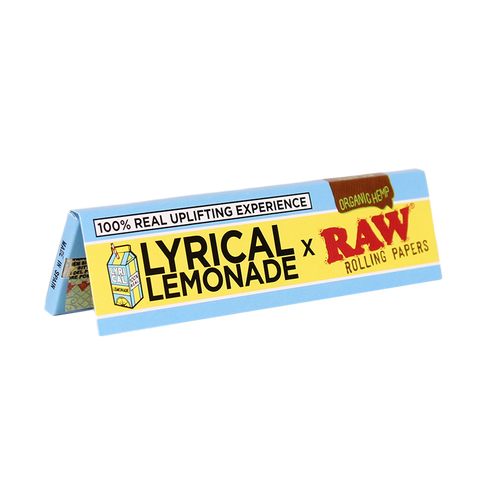 RAW Lyrical Lemonade Rolling Papers King Size Wide (Lemon)