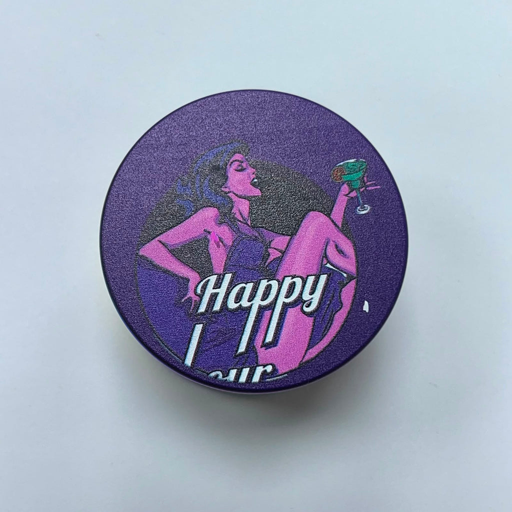 Hot Rod Lady Metal Grinder 4 Piece 2.5" Medium