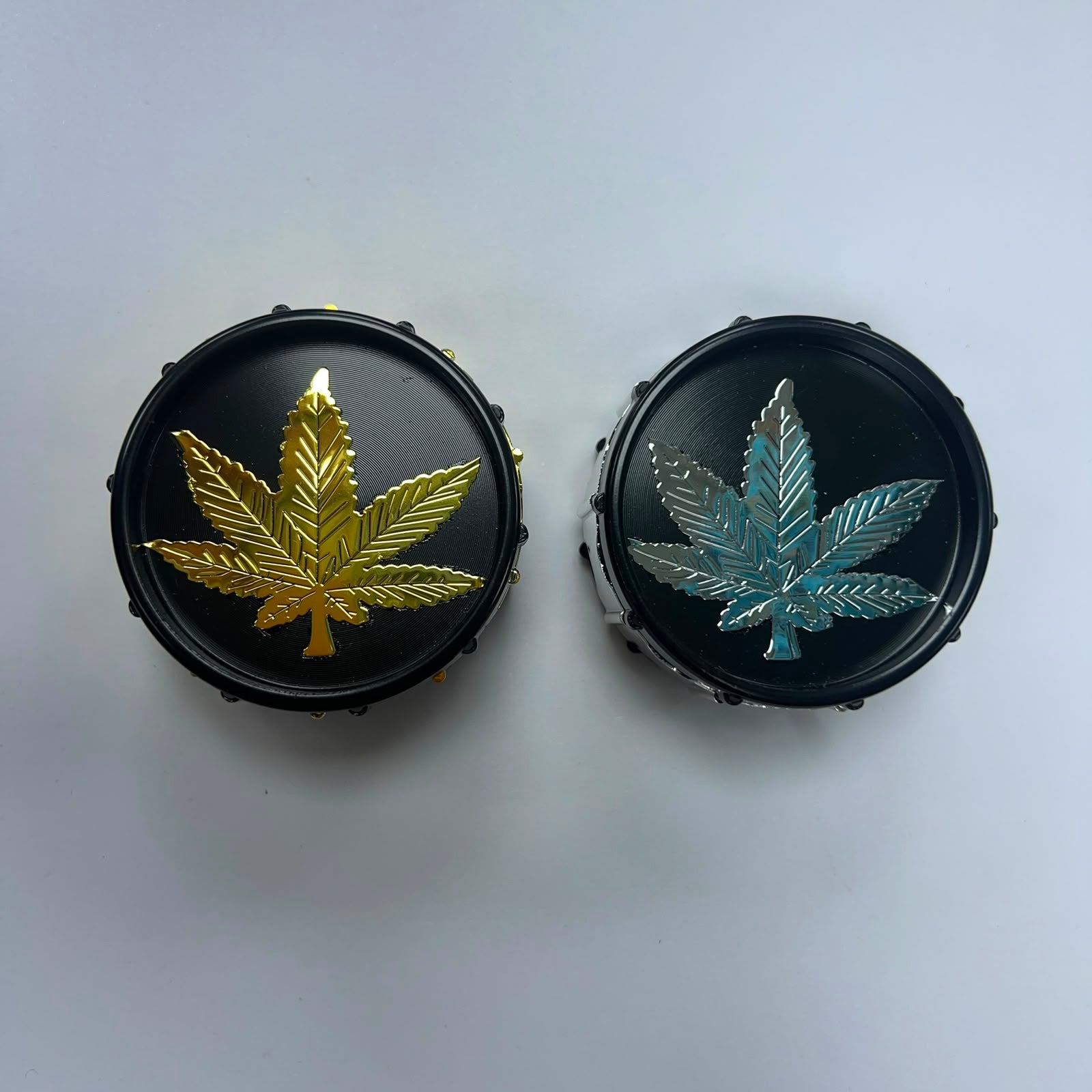 Gold/Silver Leaf Metal Grinder 3 Piece 2"