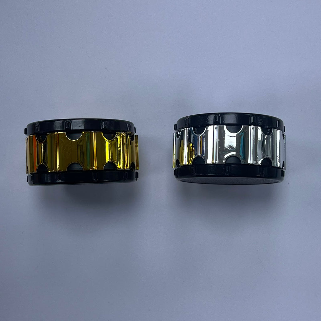Gold/Silver Leaf Metal Grinder 3 Piece 2"