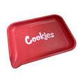Cookies Hemp Plastic Rolling Tray, Red