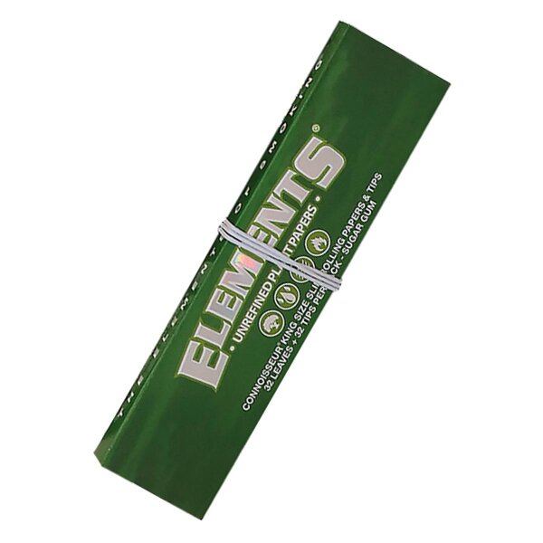 Elements Green Connoisseur Kingsize Slim with Tips