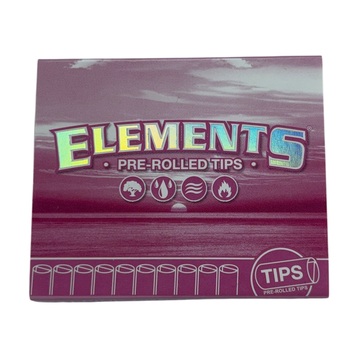 Elements Pre-Rolled Tips Pink (21-pack)