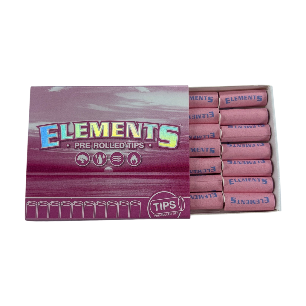 Elements Pre-Rolled Tips Pink (21-pack)