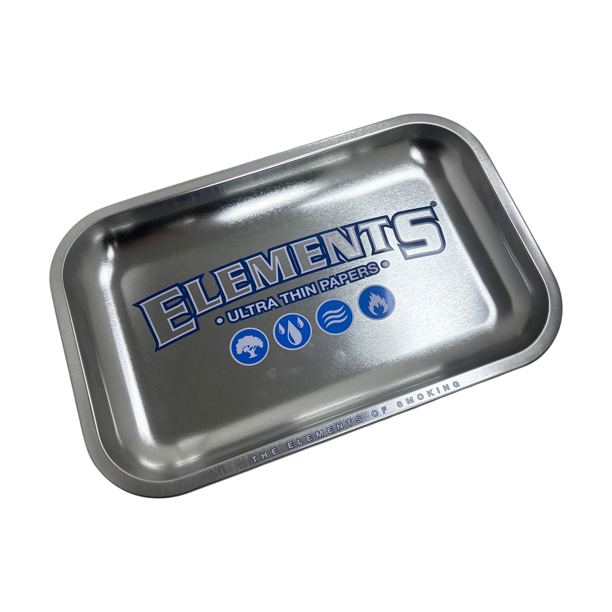ELEMENTS Small Rolling Tray (Silver)