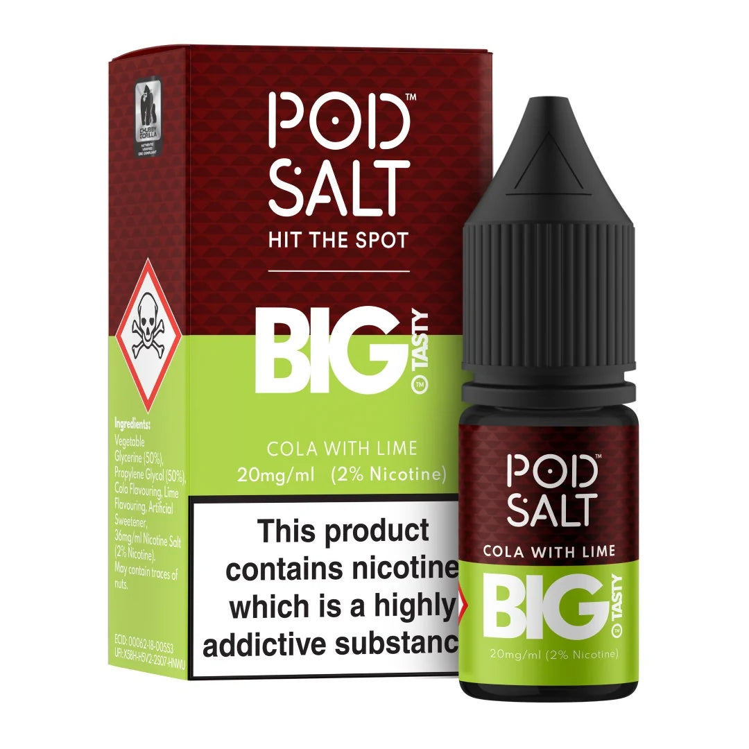 Pod Salt 10ml Nicotine Salt E-Liquid Fusion (11mg & 20mg)