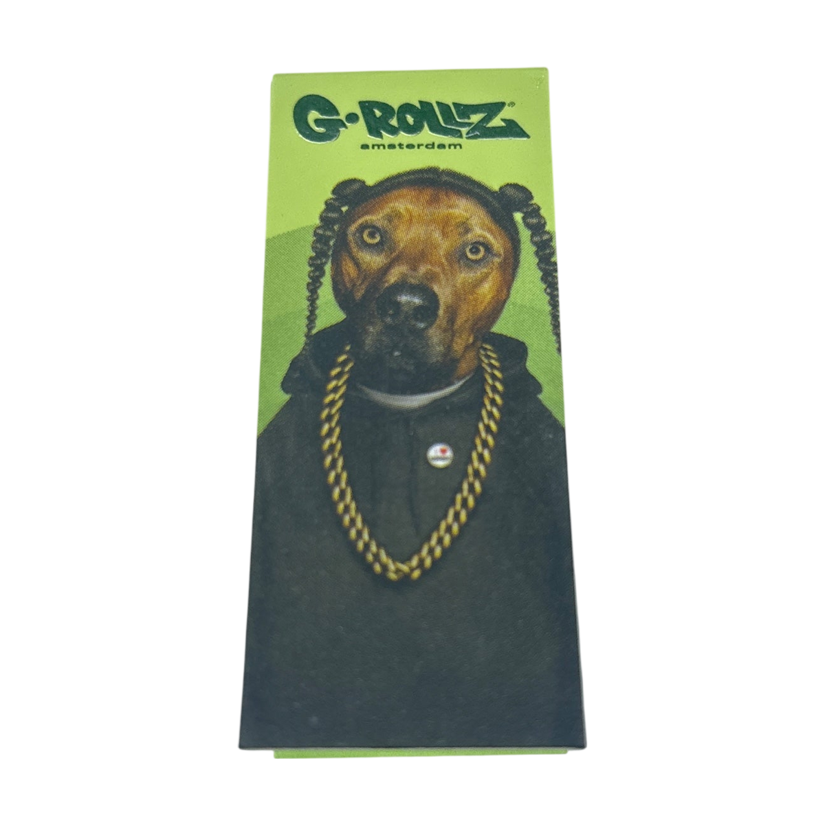 G-Rollz Wide Filter Tips, Green Dog