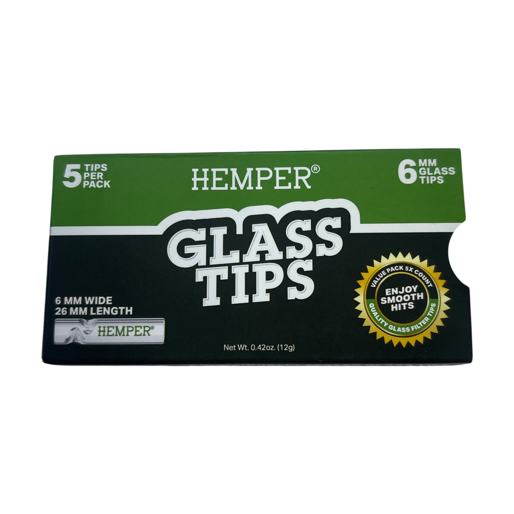 Hemper Glass Tips (5 Pack)