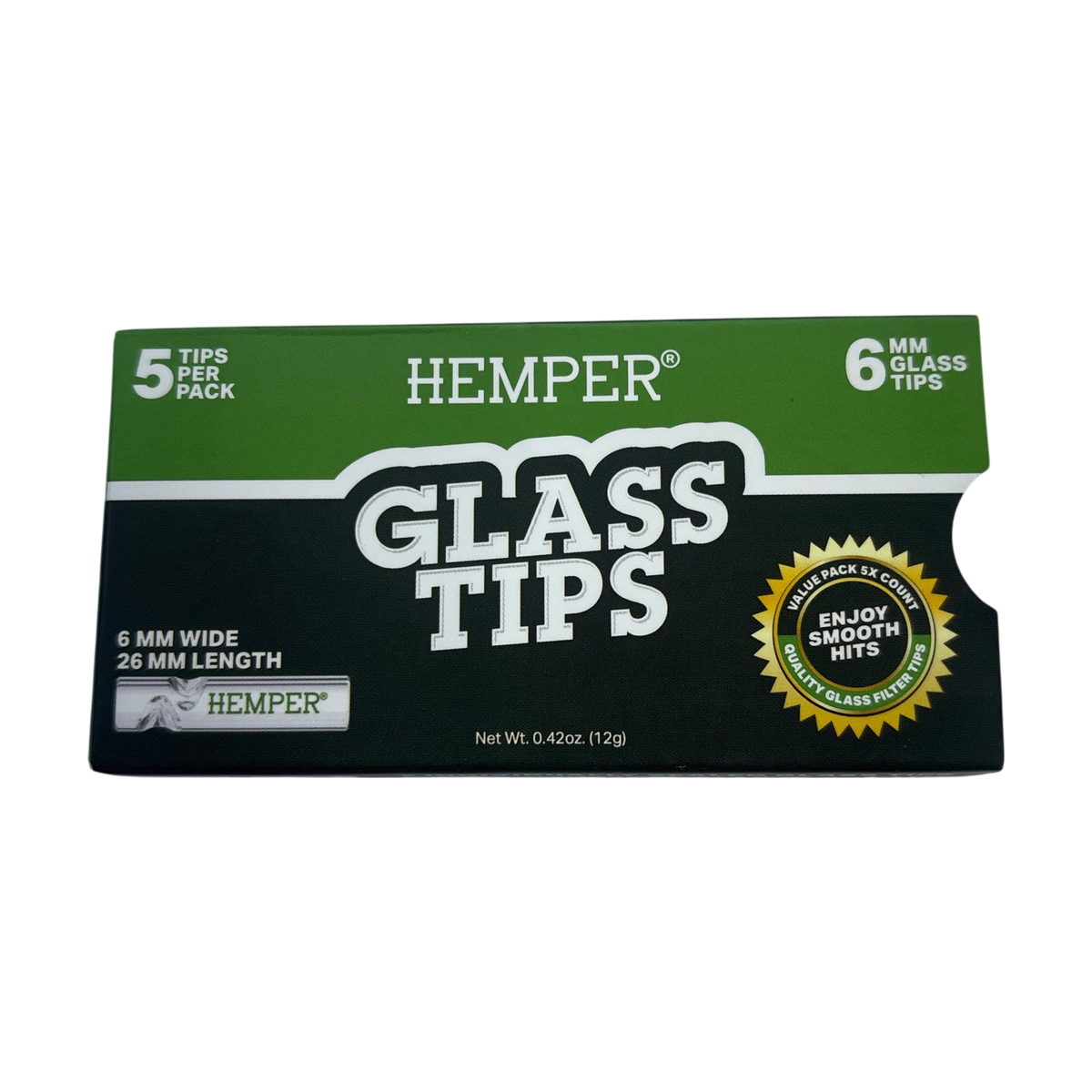Hemper Glass Tips (5 Pack)
