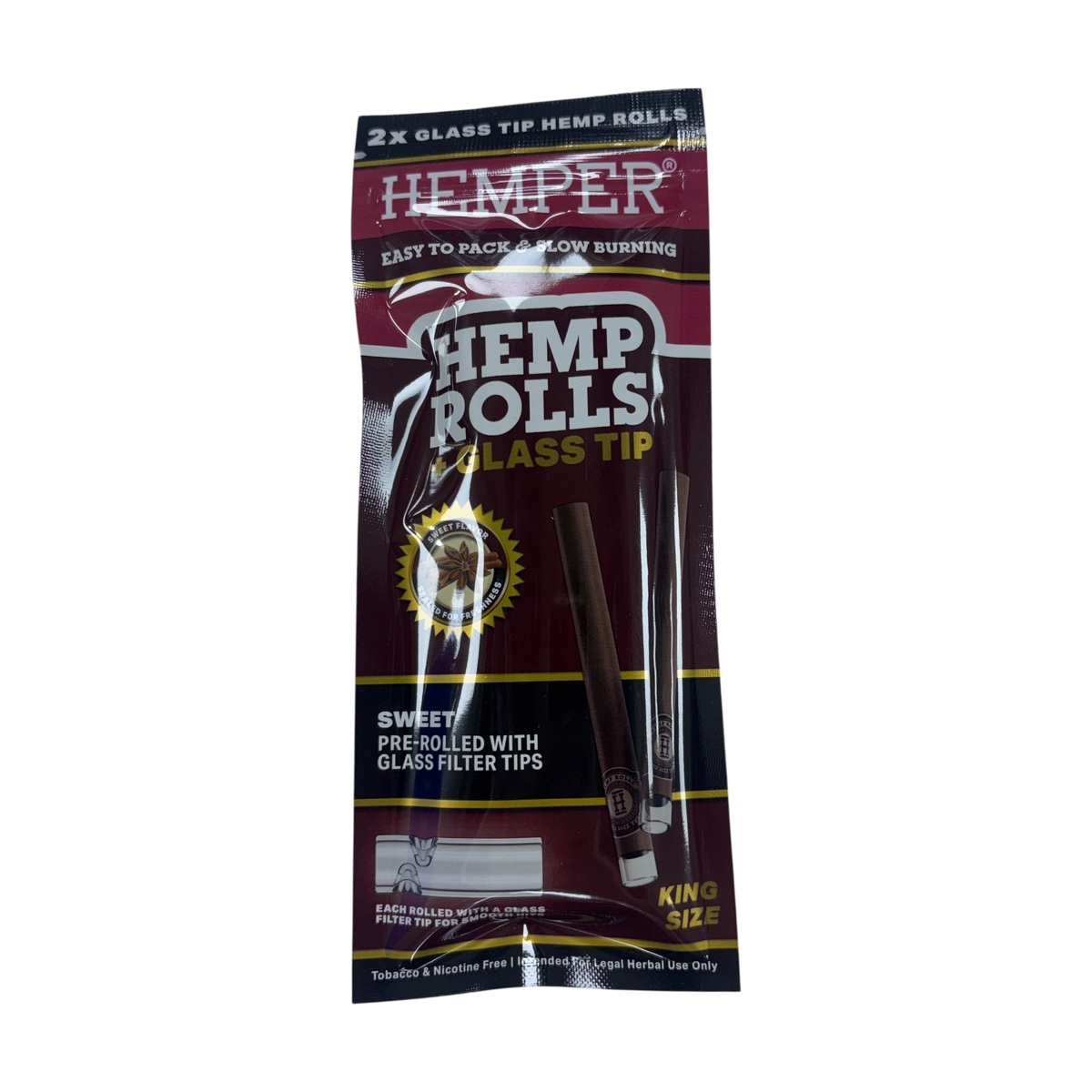 Hemper Rolls + Glass Tip (6 Flavours), Sweet