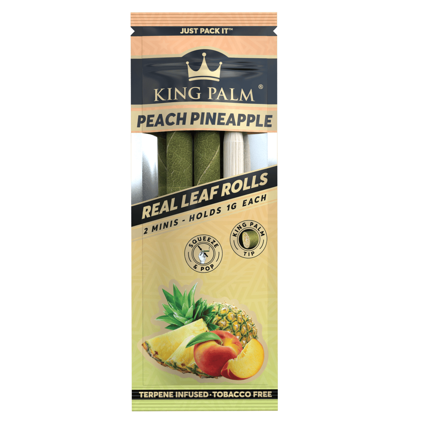 2-pack King Palm Terpene Flavoured Mini Rolls