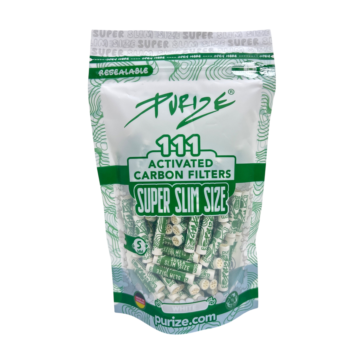 PURIZE 111 Super Slim Size Filter Tips (111 Pack)