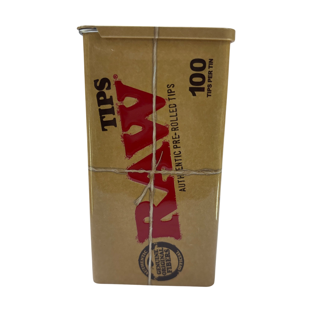 RAW 100 Pre-Rolled Tips Tin