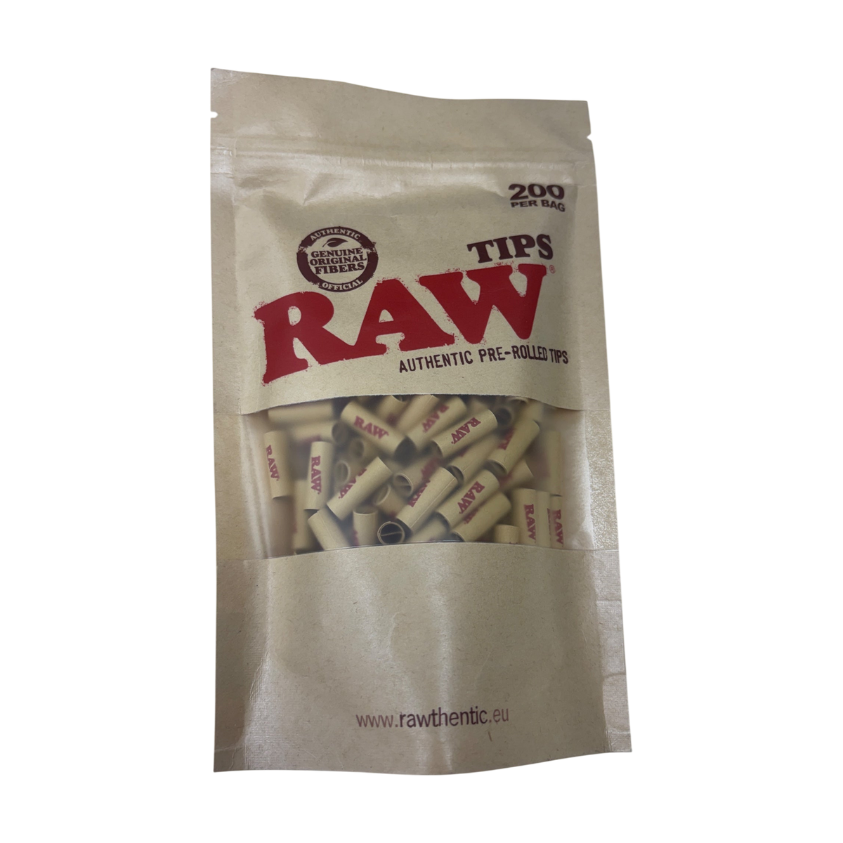 RAW 200 Pre-Rolled Tips Bag