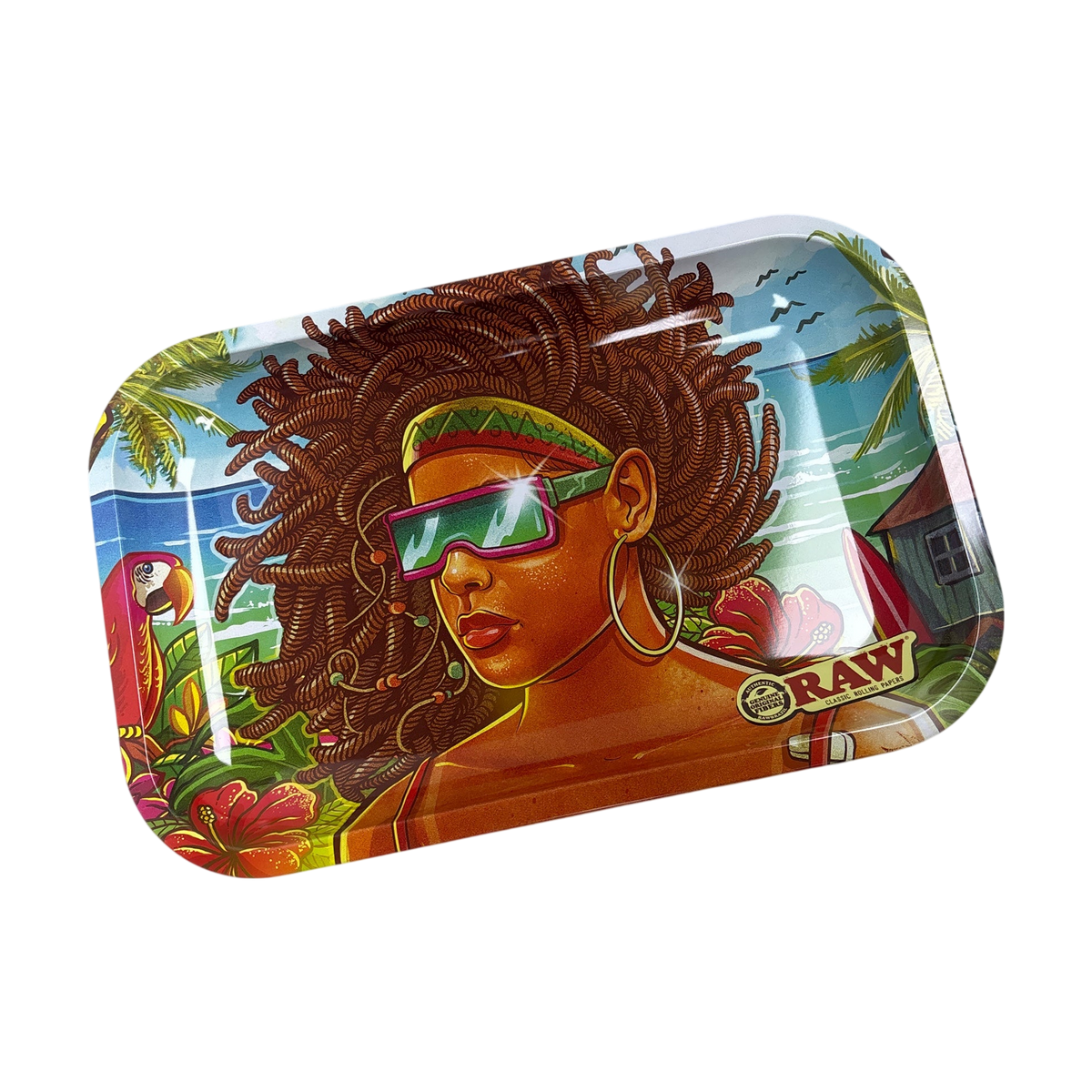 RAW Brazil Rolling Tray 3 (Small)