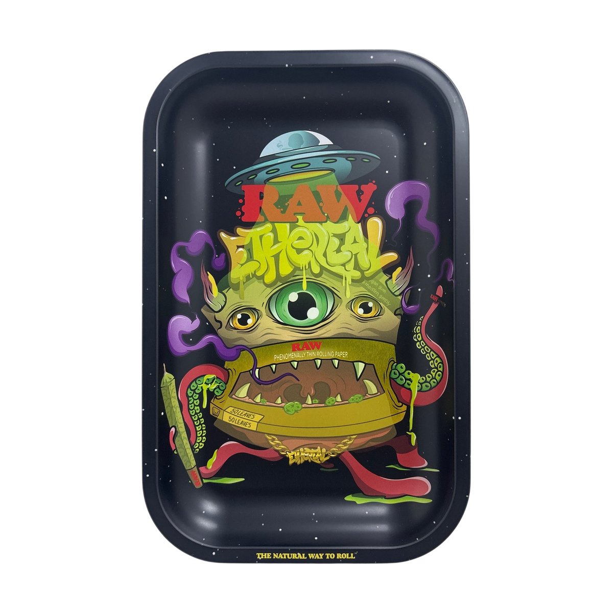 RAW Cone Ethereal Monster Rolling Tray (Small)