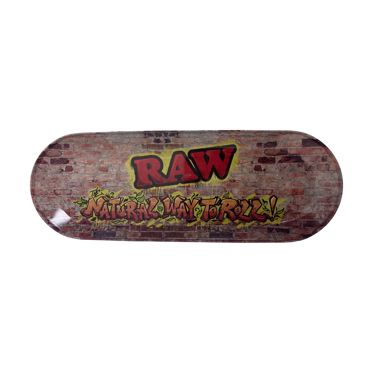 RAW Skateboard Graffiti Rolling Tray (Brick Wall)