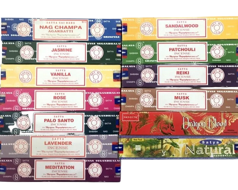 SATYA Nag Champa Incense Sticks (15 Pack)