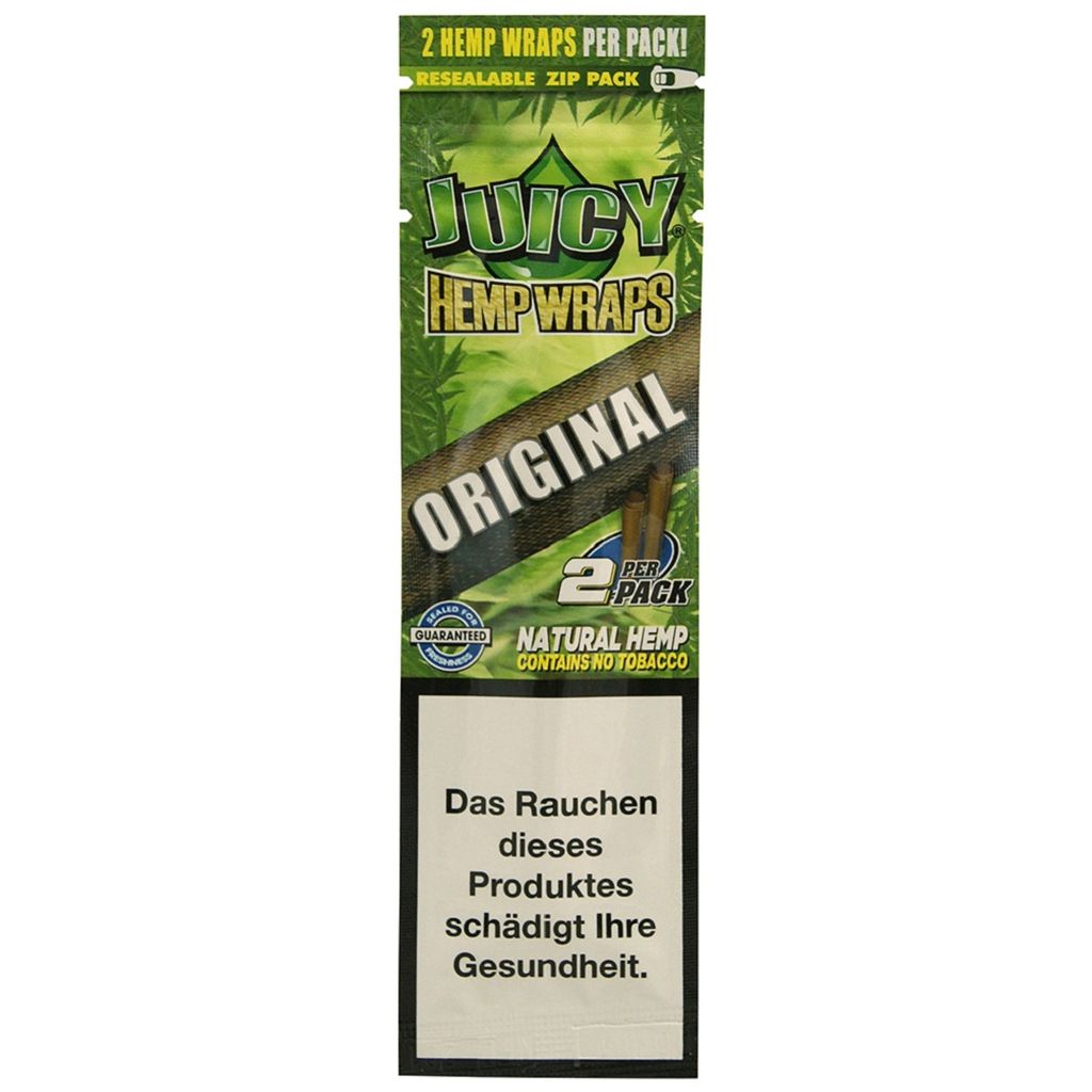 2-pack Juicy Jay's Flavoured Hemp Wraps - Tobacco Free