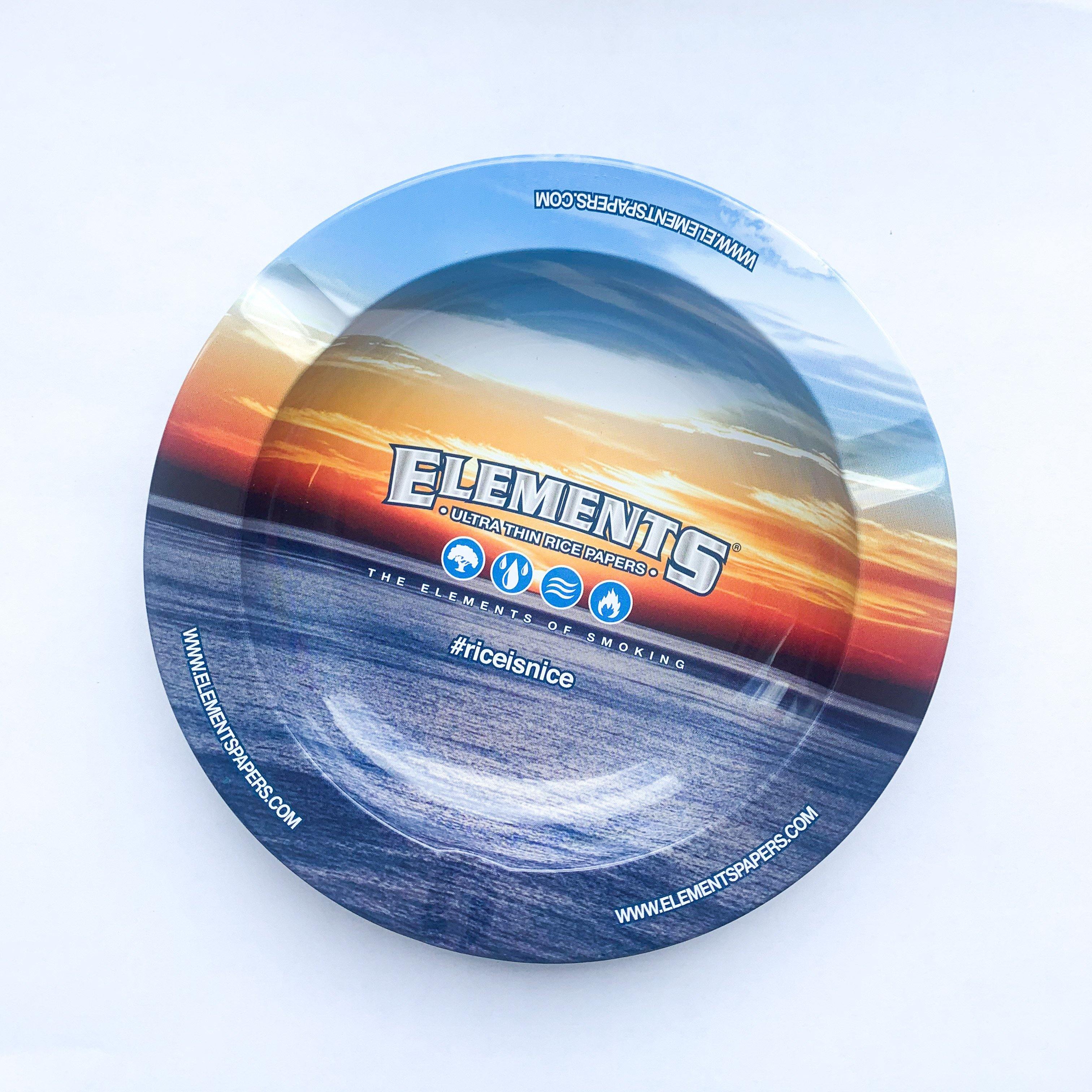 ELEMENTS 5.5" CIRCULAR ASHTRAY - munchterm