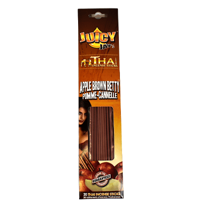 JUICY JAY APPLE BROWN BETTY POMME-CANNELLE THAI INCENSE STICKS 20-PACK - munchterm