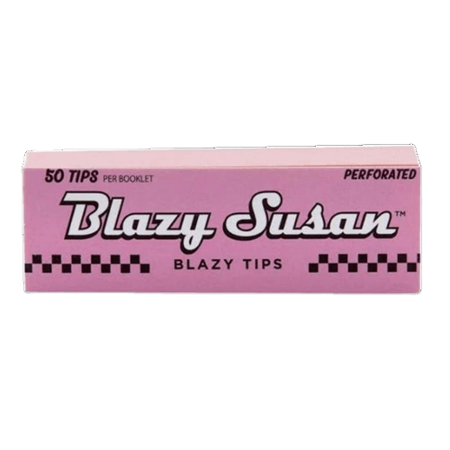 Blazy Susan Standard Pink Perforated Tips (Box of 25)