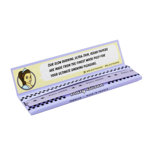 Blazy Susan Purple Rolling Paper Kingsize Slim