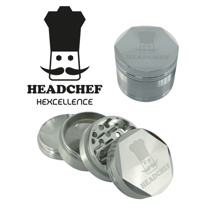 Head Chef Hexcellence 55mm 4-piece Grinder