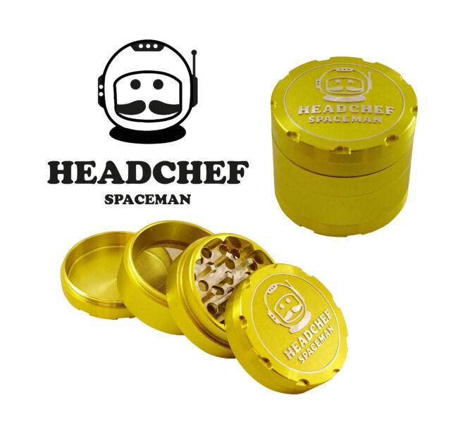 HEAD CHEF SPACEMAN 55mm 4-PIECE GRINDER - munchterm