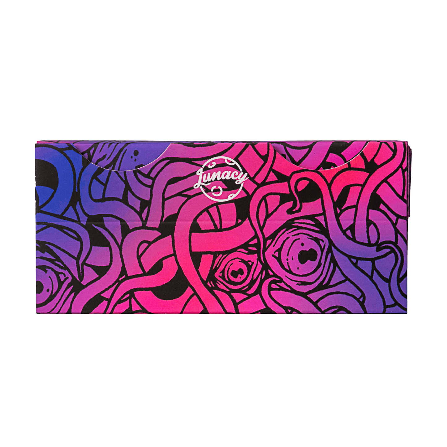 LUNACY ROLLING PAPERS ORGANIC KINGSIZE SLIM MAGNETICALLY SEALED ROLLING TRAY - munchterm