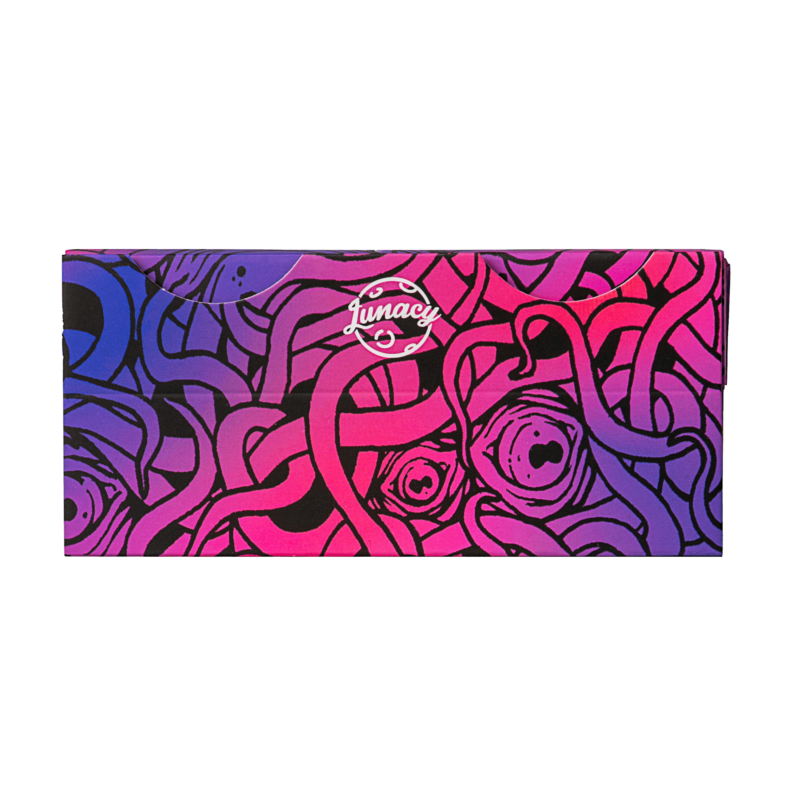 LUNACY ROLLING PAPERS ORGANIC KINGSIZE SLIM MAGNETICALLY SEALED ROLLING TRAY - munchterm