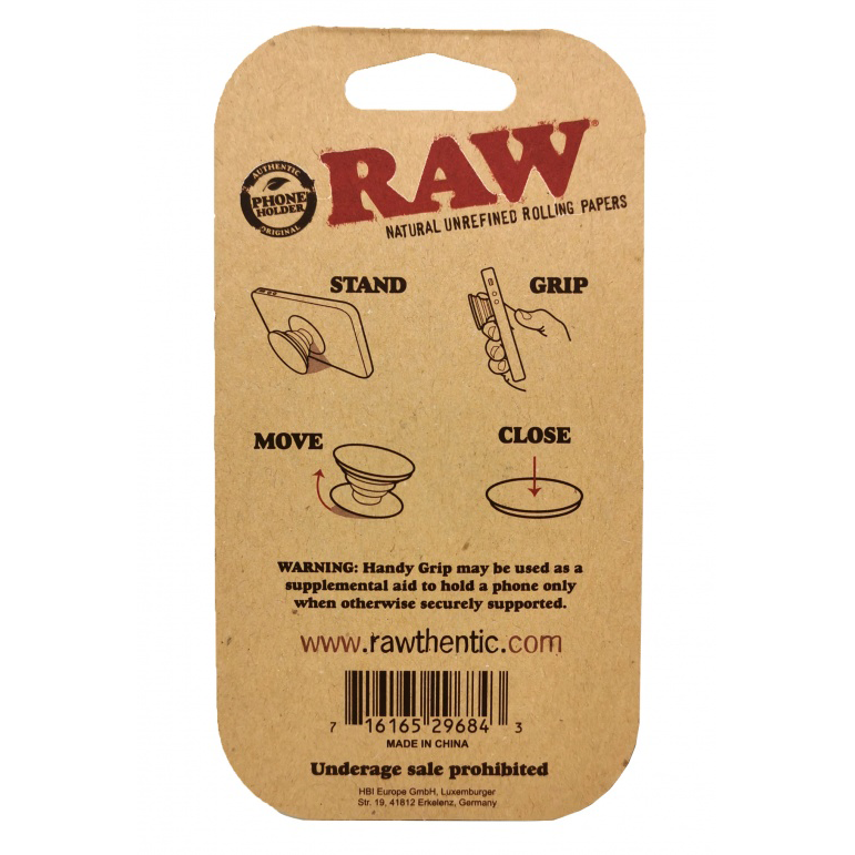 RAW Handy Grip Popsocket Phone Stand