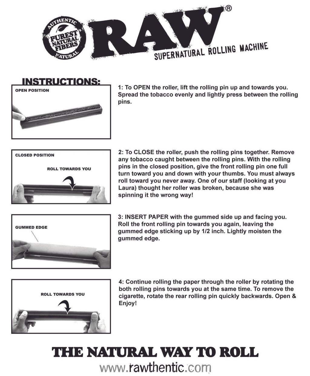 RAW 12" SUPERNATURAL ROLLING MACHINE - munchterm