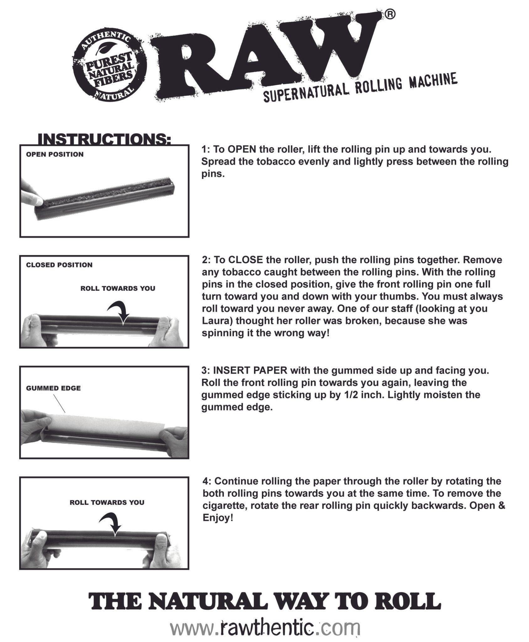 RAW 12" SUPERNATURAL ROLLING MACHINE - munchterm
