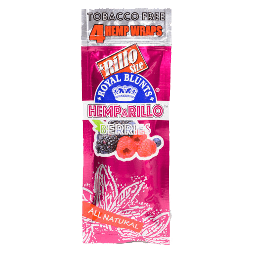 HEMP-A-RILLO ALL NATURAL 4-PACK BERRIES - munchterm