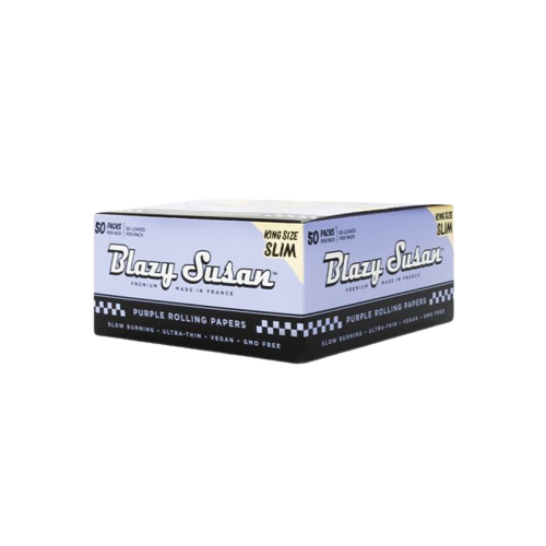 Blazy Susan Purple Rolling Paper Kingsize Slim