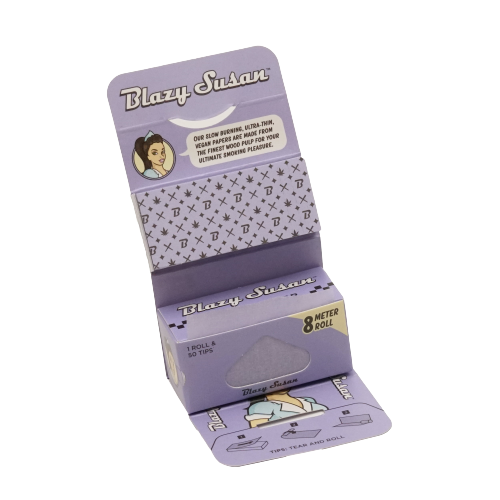 Blazy Susan Purple 8m Roll + Tips High Roller Kit