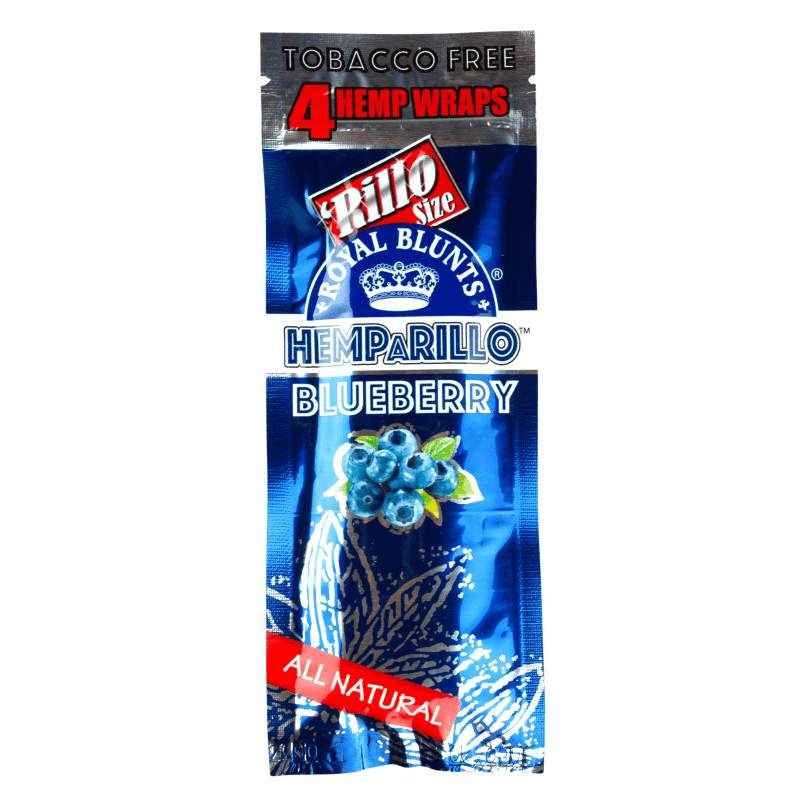 4-pack Blueberry Hemp a Rillo All Natural – munchterm