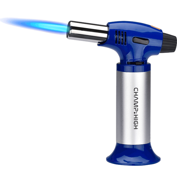 Champ High Butane Windproof Blowtorch - Blue