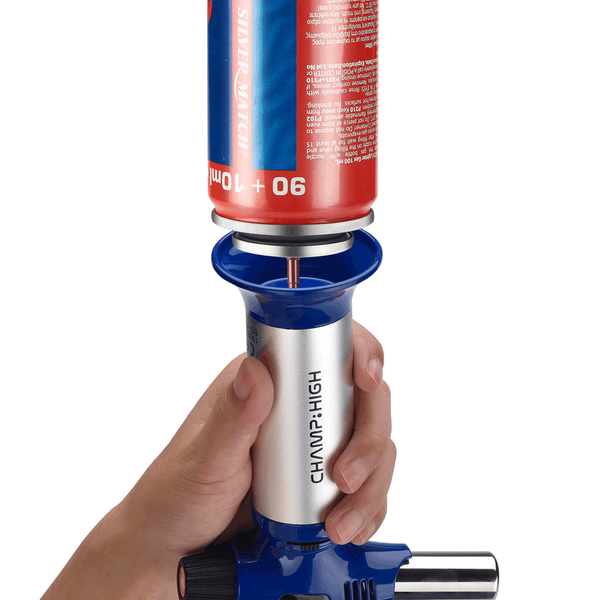 Champ High Butane Windproof Blowtorch - Blue