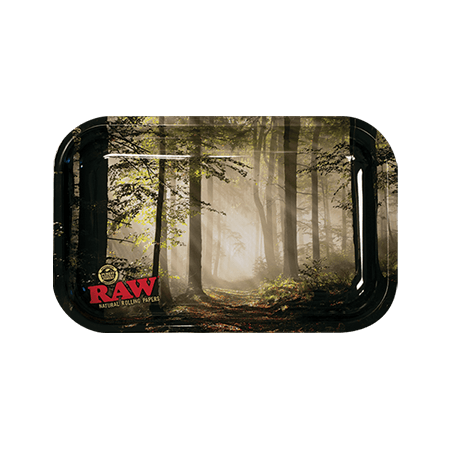 RAW SMOKEY FOREST ROLLING TRAY (2 SIZES) - munchterm