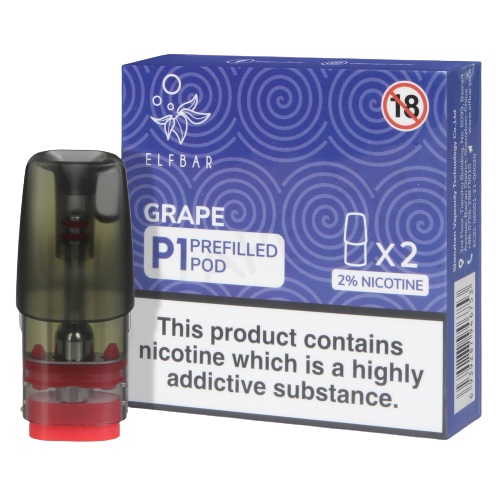 ELF Bar Mate 500 P1 Pre-Filled Pods - Pack of 2