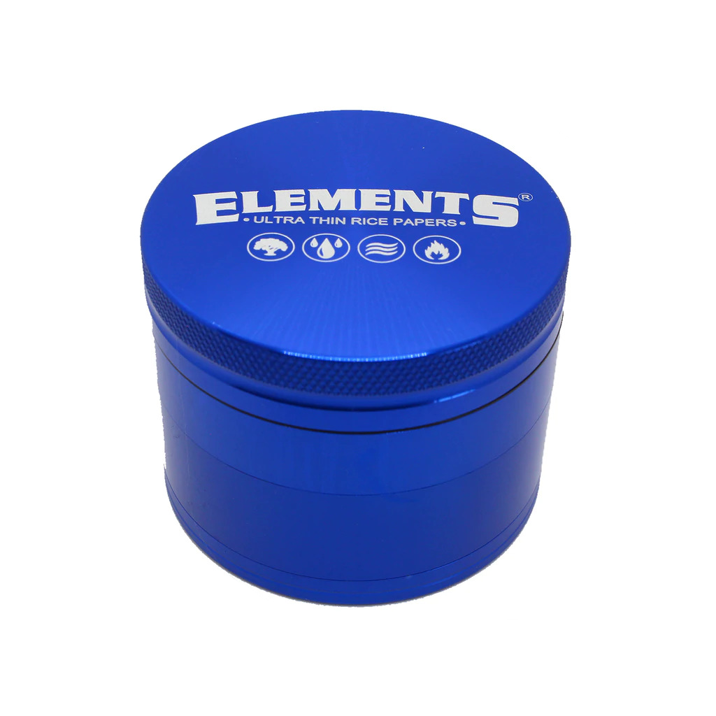 Elements Anodised 4-piece Aluminium Herb Grinder (2 colours)