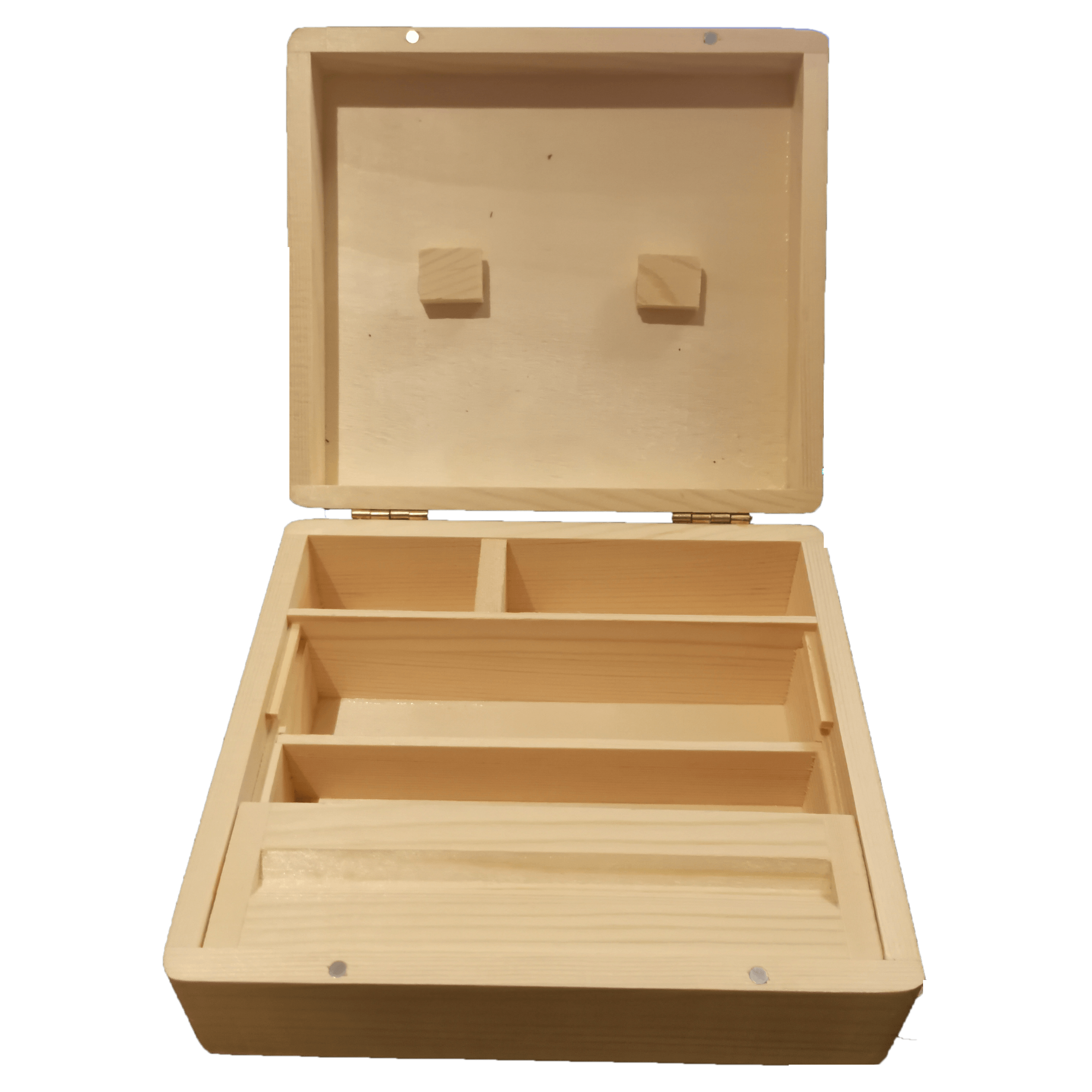 GRASS LEAF LARGE WOODEN STORAGE BOX - munchterm