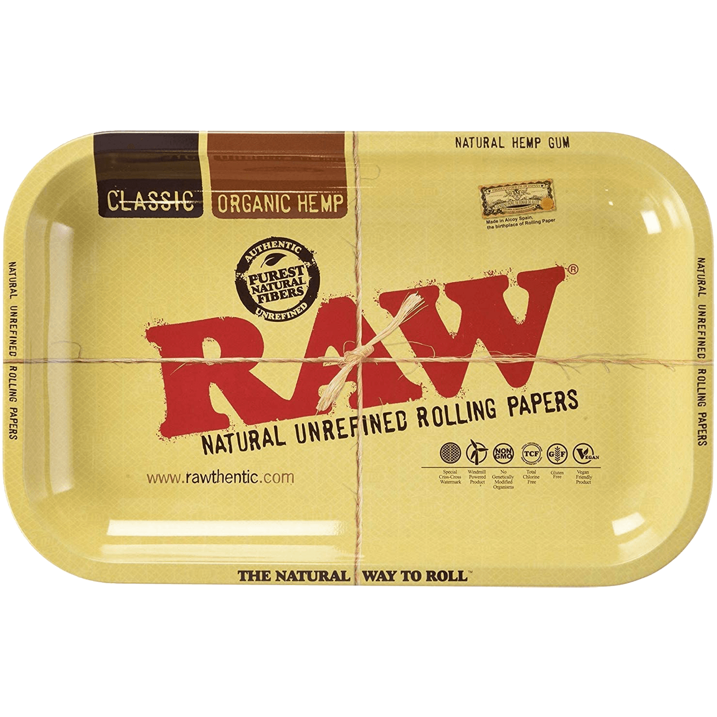 RAW ORIGINAL SMALL ROLLING TRAY - munchterm