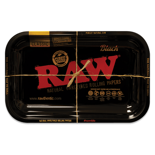 RAW BLACK SMALL TRAY - munchterm