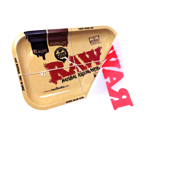 RAW Dab Rolling Tray - Small (with Silicone Cover)