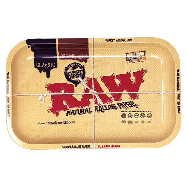 RAW Dab Rolling Tray - Small (with Silicone Cover)