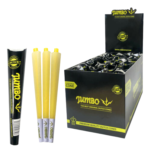 Jumbo Black Pre-Rolled Cones King Size (3 Pack)